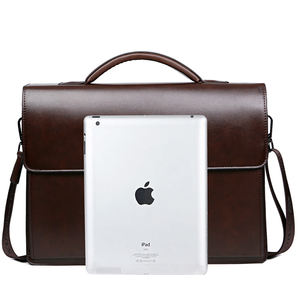 OEM Oficina solo hombro bolsa de cuero de la Pu maletín bolsa de ordenador portátil para hombres bloqueo de contraseña anti-robo <span class=keywords><strong>abogado</strong></span> bolsa - Product Image 3