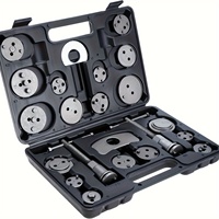 Podofo – Kit d'outils professionnels 13 pièces pour étrier de frein à disque avant/arrière, outil de rétraction, étui rigide en fer, outils de réparation