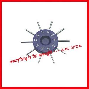 पेशेवर चश्मा मापने उपकरण ऑप्टिकल चश्मे शिकंजा छेद chok गेज प्लास्टिक उपकरण - Product Image 6