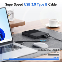 Cable Adaptador FORFLYING USB 3.0 TPE/PVC con Trenzado de Cobre Estañado, 1.5M, Carga Rápida de 6A para Computadora, Cámara, Teléfono Móvil, MP3/MP4