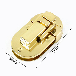 Meetee Phụ Kiện Kim Khí Đóng Túi Tự Làm KY395 53*30M Khóa Bấm Hình Bầu Dục Khóa Ví Khóa Xoắn Hợp Kim Đóng Kín - Product Image 2