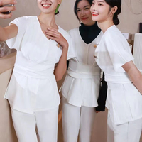 Ropa DE TRABAJO DE esteticista, terapia de pies China femenina y técnico de baño de pies, ropa de trabajo para Asistente de hotel