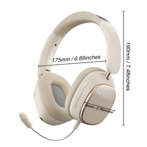 Audifono à suppression active du bruit sur l'oreille ANC sans fil USB Gamer sans fil stéréo OEM moniteur d'oreille avec casque MIC-Headset - Product Image 6