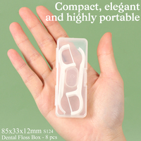 Étui portable SUNSHING pour fil dentaire, boîte de rangement pour câble de charge USB, mini-contenants, distributeur de fil dentaire, support en plastique pour cure-dents