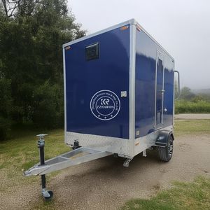 Unidad de Baño Portátil de Plástico Personalizable en Línea, Baño Exterior con Ducha, Inodoro Móvil Prefabricado de HDPE - Product Image 4