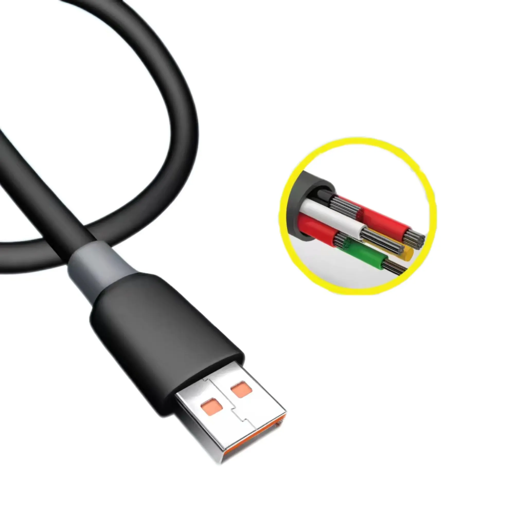 Cable de Anaconda de dragón de carga súper rápida de 120W de espesor adecuado para Apple Huawei Android Type-CFast Cable de datos de carga