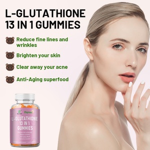 Veagn Skin Whitening Soft <b>Candy</b> Gummy Glutathione Anti-Aging Antioxidant Collagen Biotin Vitamin Strawberry Flavored Gummies - Product Image 3
