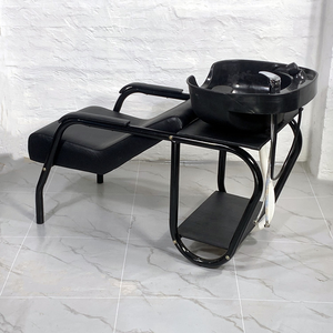 Sillón de Peluquería Moderno de Alta Calidad en Cuero PU con Lavabo y Tazón para Salón de Belleza, Hotel, Barbería - Product Image 3