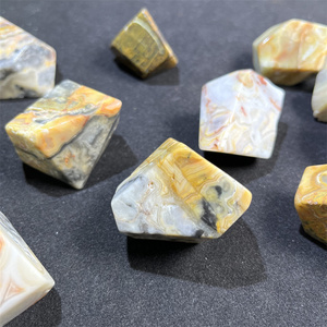 All'ingrosso di alta qualità naturale di cristallo di cristallo lucidato pazzo agata Freeform per la decorazione - Product Image 1