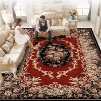 Tapis de salon en polyester terylène de style européen pour plantes et fleurs, tapis de canapé, tapis de table basse, tapis de chevet de chambre, grande surface pour hôtel