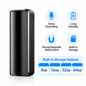 Mini Grabadora de Voz Digital con Reducción de Ruido, Grabadora de Audio Magnética con Activación por Voz para Reuniones y Conferencias - Product Image 3