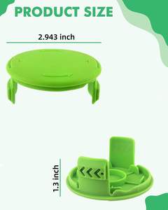 Bobines et capuchons de remplacement de qualité industrielle et bricolage 3411546A-6 compatibles avec les débroussailleuses <span class=keywords><strong>Greenworks</strong></span> 21332 21342 24 - Product Image 2