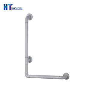 Weißer pulver beschichteter Edelstahl-Sicherheits greifer für die innere Ecke für Handicap-Handgeländer - Product Image 6