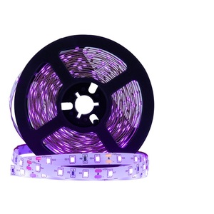 Uv Tím 2835 12V <span class=keywords><strong>LED</strong></span> linh hoạt dải ánh sáng 60-ánh sáng bên chuỗi điều khiển IP65 PVC cơ thể huỳnh quang 12V <span class=keywords><strong>LED</strong></span> ánh sáng chuỗi cho - Product Image 2