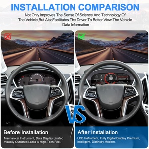 Navihua Linux System LCD <b>Digital</b> Cluster Dashboard <b>Car</b> Instrument Auto Meter Virtual Cockpit Gauge <b>for</b> Cadillac SRX 2013-2015 - Product Image 6