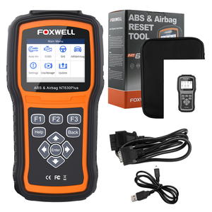 2025 NT630 Plus herramienta de escáner de diagnóstico de coche profesional Airbag y lector de código de purga de freno ABS 1 año de garantía Analizador de motor - Product Image 1