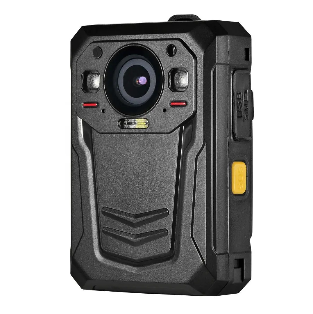 Ambarella S5LM kamera tubuh portabel, baterai tahan lama penglihatan malam 4G Video langsung Streaming hukum
