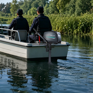 Moteur 3HP 48V pour motomarine, refroidissement par air, avec poignée - Product Image 6
