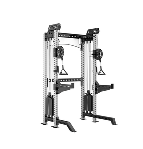 เครื่องออกกำลังกายแบบมัลติฟังก์ชั่น 8 หัวจับ รุ่น Heavy Duty สำหรับแฮคสควอท เลกเพรส ผลิตตามสั่ง (OEM)  ขั้นต่ำในการสั่งซื้อน้อย เหมาะสำหรับยิมเชิงพาณิชย์ขนาดใหญ่ ขายส่ง - Product Image 1