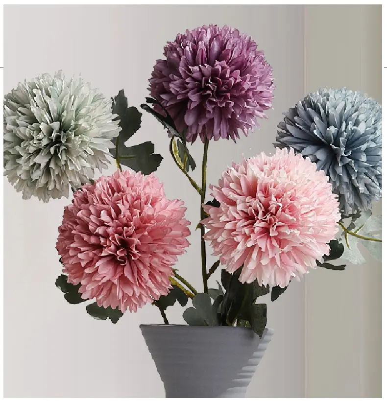 Home Decoration Dandelion Flower Wedding Table Centerpieces Artificial Decorative Artificial Silk Dandelion Flower .