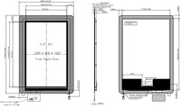 Haute luminosité 2000nits TIANMA 7 pouces TFT LCD Module 1200x1920 IPS MIPI 40 broches écran tactile en option pour tablette PC prix usine