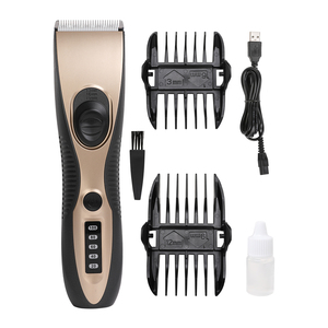 Eléctrico recargable Trimmer aseo conjunto LCD aseo cabello pet clipper con 2 peines para los animales y humanos - Product Image 1