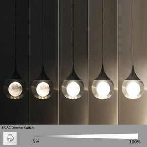 Crystal Globe Ball <strong>Hanging</strong> <strong>Light</strong> Dining Living Room Modern Chrome LED Crystal Pendant <strong>Light</strong> - Product Image 1