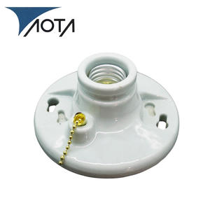 Portalámparas de Cerámica E27 de Alta Calidad de 4 Pulgadas con Tapa de Rosca Blanca, 250V - Product Image 5