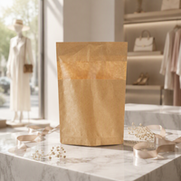 Pochette souple épaisse anti-humidité avec bec verseur et fermeture éclair, sac d'emballage flexible en PET