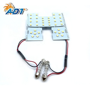 ADT 3 pièces, blanc, rouge, bleu, éclairage LED avant de voiture, éclairage intérieur dédié, éclairage de lecture au plafond pour K2 Rio Forte Verna Sedan - Product Image 1
