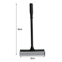 Éponge de nettoyage de pare-brise de raclette de fenêtre et raclette en caoutchouc avec poignée en plastique pour un nettoyage difficile pour le nettoyage des vitres