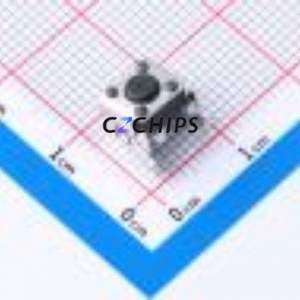 GT-TC050B-H043-L1 Tactile Switch SMD Switch Single Pole Single Throw Round Button 2.5N Horizontal Mount - Product Image 1