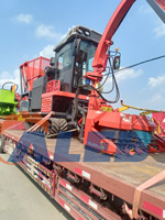 Machine à ensilage et hacheuse de fourrage verte de 1800 mm de large pour les fermes d'herbe et de luzerne en extérieur