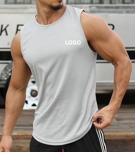 Wholesale High Quality Summer Men's Casual Sports Tank <b>Tops</b> Quick-Drying Breathable Sleeveless <b>Vest</b> Protection - Product Image 1