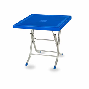Mesa de Centro Cuadrada Tradicional, Versátil y Resistente, con Acabado Natural, para Sala de Estar, Oficina en Casa, Decoración - Product Image 1