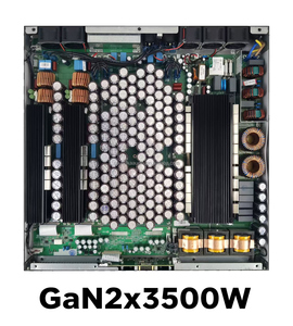 Nhà máy âm thanh M2-3500 1U lớp D Bộ khuếch đại âm thanh nổi 2 kênh 3500W 8Ohm 80V-296V PFC công nghệ chuyển mạch mềm vỏ kim loại - Product Image 2