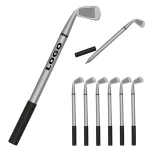 Custom Sports Advertising <b>Gift</b> Promotional Novelty Ballpoint Pen <b>Creative</b> Golf Club Shaped Plastic Ballpoint Pen - Product Image 1