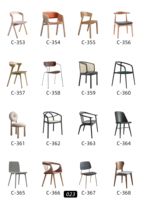 Chaise de designer minimaliste nordique moderne, style italien, chaise de salle à manger en bois massif de frêne avec accoudoirs pour restaurant et usage commercial