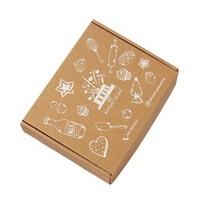 Boîte en carton ondulé brun personnalisée, imprimée, en matériaux recyclés, écologique, pour l'expédition, design pliable, bijoux, cosmétiques, vêtements