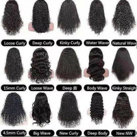 Perruques Lace Front Cheveux Humains Vietnamiens de Qualité 12A de Luxe, HD Transparentes, Sans Colle, Pré-Épilées, Prêtes à Porter, Bouclées, Cheveux Bruts