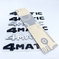 Badges autocollants de voiture 4MATIC ABS, autocollants de coffre arrière de nouvelle marque pièces, Logo de voiture pour Mercedes C63 C200L