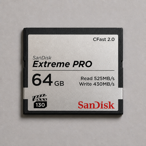 การ์ดหน่วยความจำ SanDisk Extreme PRO CFast 2.0 - 64GB - Product Image 1
