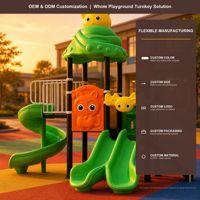 Structure de jeu personnalisée SageDelightRides, toboggan double en spirale à fixation par boulons, escalier pour enfants, LLDPE, acier galvanisé, parc public, OEM