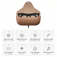 Lunettes intelligentes MT5 ultra, enregistrement vidéo, capture de photos, reconnaissance d'images, assistant vocal, lecture de musique, IA, caméra double 8MP