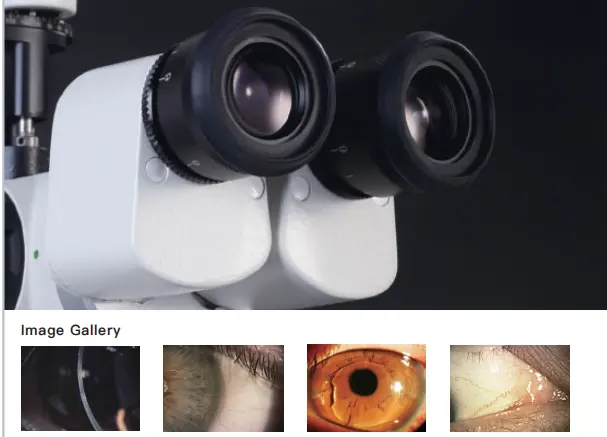 SL-400 oftalmica lampada a fessura per la vendita Huvitz Topcon comparabile Video Cso portatile digitale spacco lampada fotocamera oftalmologia