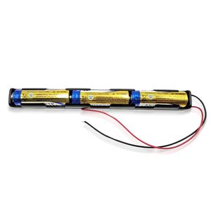 กล่องใส่แบตเตอรี่3AA กล่องพลาสติกพร้อมสายจูงสำหรับของเล่นไฟฉาย UM-3 No.5เคสใส่แบตเตอรี่ AA - Product Image 4