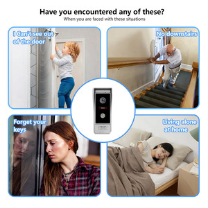 Système de <span class=keywords><strong>visiophone</strong></span> filaire 7 pouces Moniteur d'intérieur avec caméra extérieure étanche à la pluie Ir-Cut Visual Home Videophone - Product Image 2