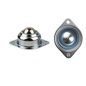 Rueda para Muebles de Acero Inoxidable, Montaje en Placa de 1 Pulgada, Rodamiento de Bolas de Precisión, Diseño Industrial Duradero - Product Image 1