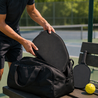 Sac de raquette de pickleball, housse de protection en néoprène pour pagaie 22,5*30cm, étui de protection à fermeture éclair, vente en gros
