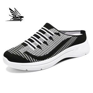 <span class=keywords><strong>Sandalias</strong></span> de verano tejidas con mosca transpirables y ligeras para <span class=keywords><strong>mujer</strong></span>, suelas blandas, zapatillas deportivas para exteriores medio drapeadas, zapatillas de deporte para <span class=keywords><strong>mujer</strong></span> - Product Image 1